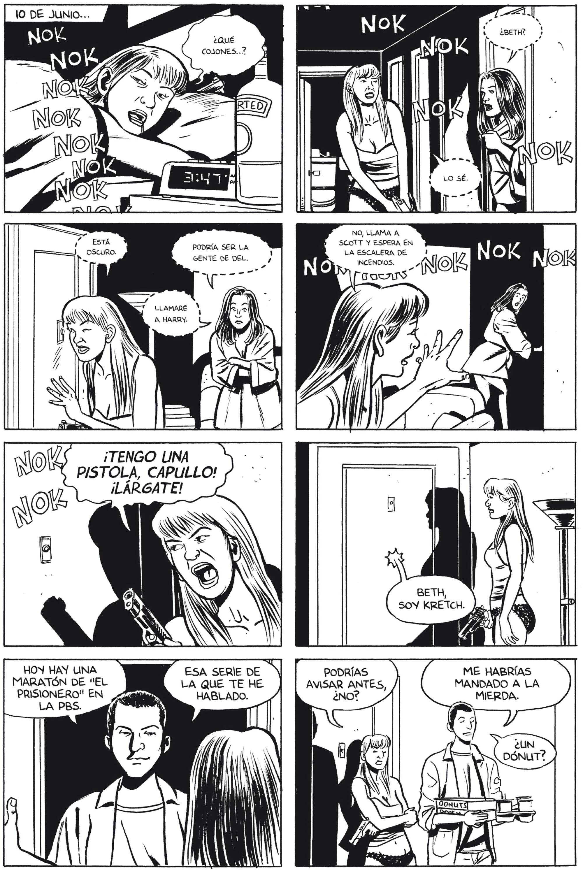 Beth y Nina, en el cómic ‘Balas perdidas’